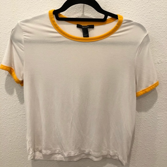 Yellow Ringer Tee Cheap Sale, 56% OFF 